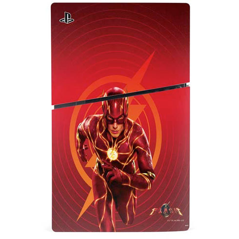 DC Comics The Flash Movie: Flash in Motion PS5 Slim Disk Console Skin