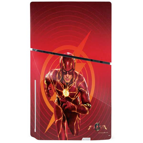 DC Comics The Flash Movie: Flash in Motion PS5 Slim Disk Console Skin