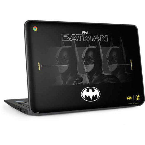 DC Comics The Flash Movie: I am Batman Past to Future HP Chromebook Skin