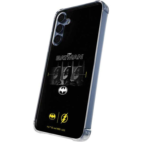 DC Comics The Flash Movie: I am Batman Past to Future Galaxy S24 Clear Case