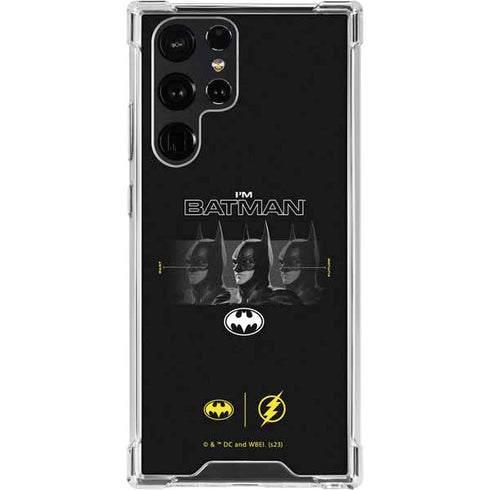 DC Comics The Flash Movie: I am Batman Past to Future Galaxy S24 Ultra Clear Case