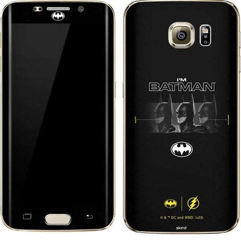 DC Comics The Flash Movie: I am Batman Past to Future Galaxy S7 Edge Skin