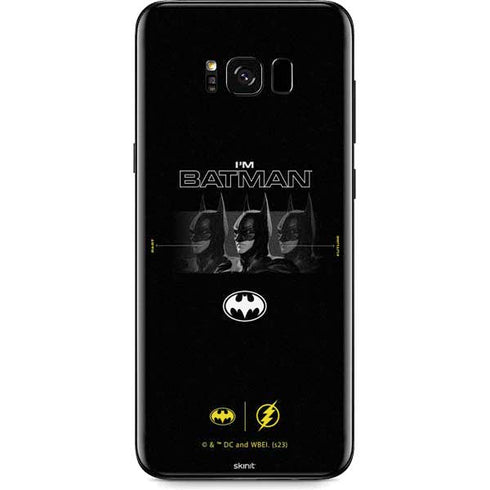 DC Comics The Flash Movie: I am Batman Past to Future Galaxy S8 Plus Skin