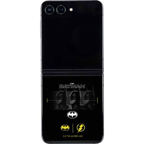 DC Comics The Flash Movie: I am Batman Past to Future Galaxy Z Flip5 5G Skin