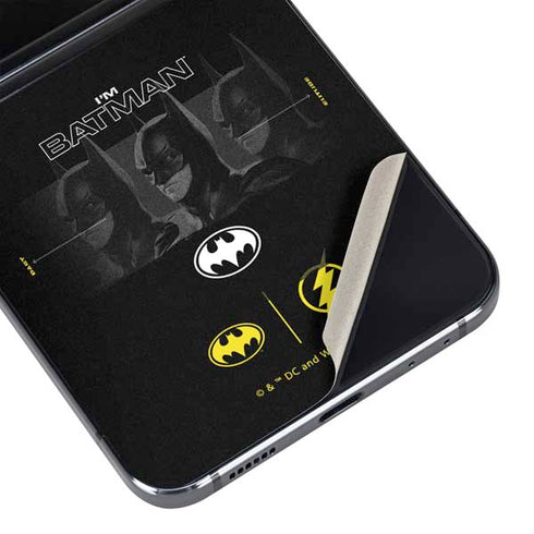 DC Comics The Flash Movie: I am Batman Past to Future Galaxy Z Flip5 5G Skin