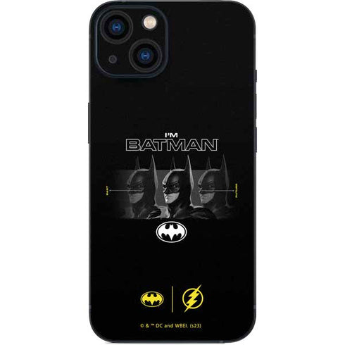 DC Comics The Flash Movie: I am Batman Past to Future iPhone 15 Plus Skin