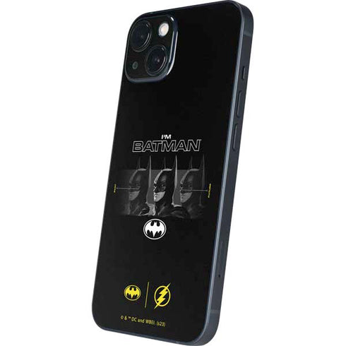 DC Comics The Flash Movie: I am Batman Past to Future iPhone 15 Plus Skin
