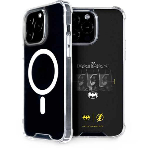 DC Comics The Flash Movie: I am Batman Past to Future iPhone 15 Pro Max MagSafe Case
