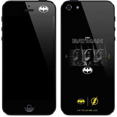 DC Comics The Flash Movie: I am Batman Past to Future iPhone 5/5s/5SE Skin
