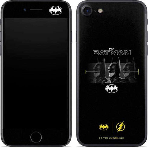 DC Comics The Flash Movie: I am Batman Past to Future iPhone 7 Skin