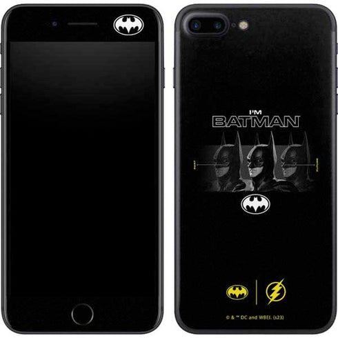DC Comics The Flash Movie: I am Batman Past to Future iPhone 8 Plus Skin