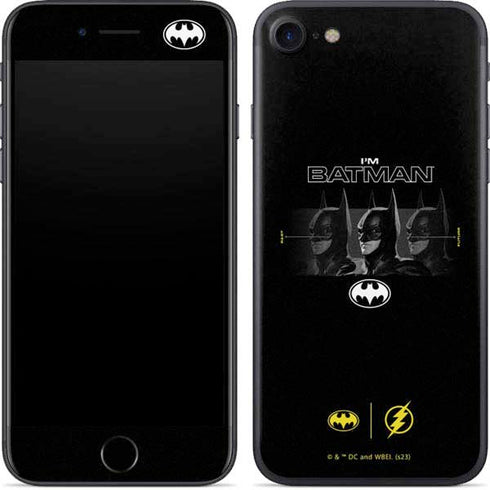 DC Comics The Flash Movie: I am Batman Past to Future iPhone 8 Skin