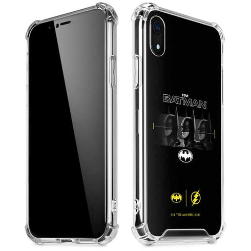 DC Comics The Flash Movie: I am Batman Past to Future iPhone XR Clear Case