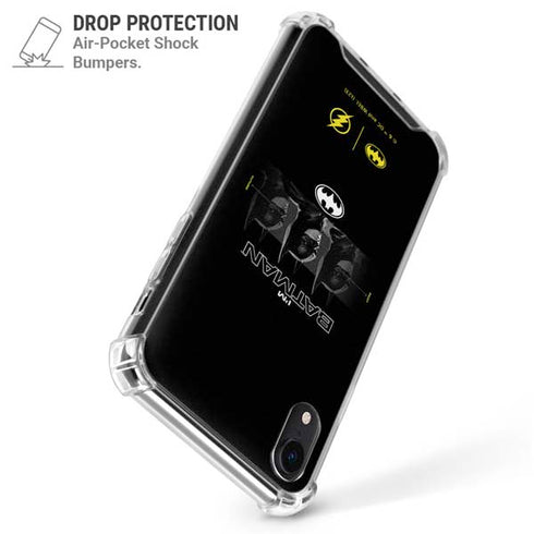 DC Comics The Flash Movie: I am Batman Past to Future iPhone XR Clear Case