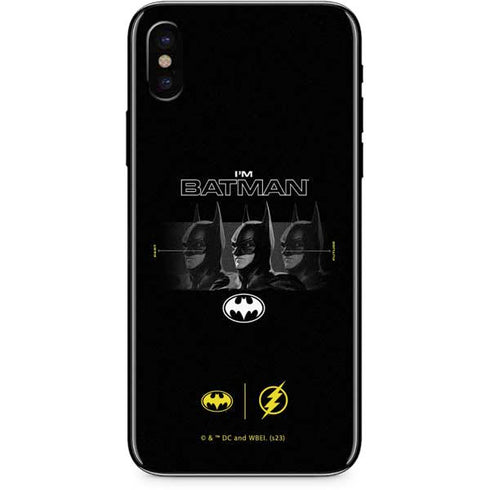 DC Comics The Flash Movie: I am Batman Past to Future iPhone XS Max Skin