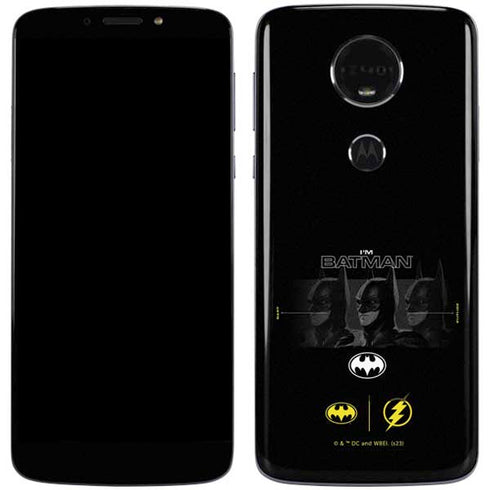 DC Comics The Flash Movie: I am Batman Past to Future Moto E5 Plus Skin