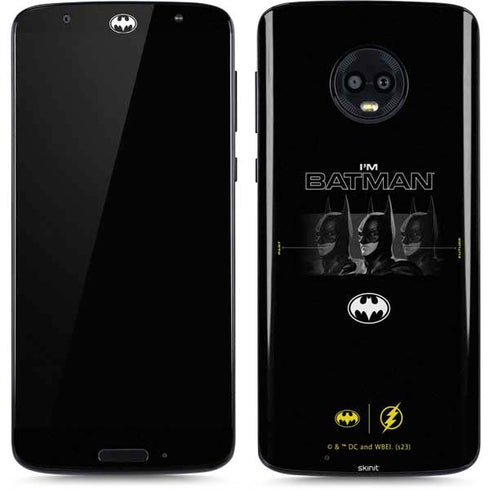 DC Comics The Flash Movie: I am Batman Past to Future Moto G6 Skin