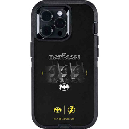 DC Comics The Flash Movie: I am Batman Past to Future Otterbox Defender iPhone Skin