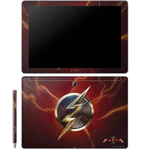 DC Comics The Flash Movie: Logo Poster Galaxy Book 12in Skin