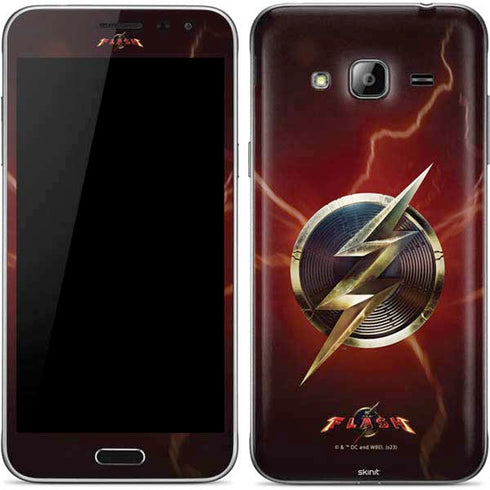 DC Comics The Flash Movie: Logo Poster Galaxy J3 Skin