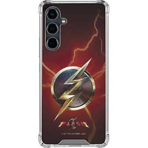 DC Comics The Flash Movie: Logo Poster Galaxy S23 FE Clear Case