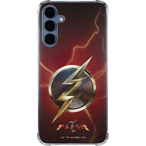 DC Comics The Flash Movie: Logo Poster Galaxy S24 Clear Case