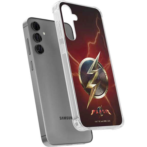 DC Comics The Flash Movie: Logo Poster Galaxy S24 Plus Clear Case