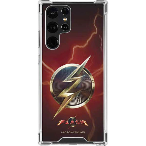 DC Comics The Flash Movie: Logo Poster Galaxy S24 Ultra Clear Case