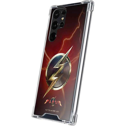 DC Comics The Flash Movie: Logo Poster Galaxy S24 Ultra Clear Case