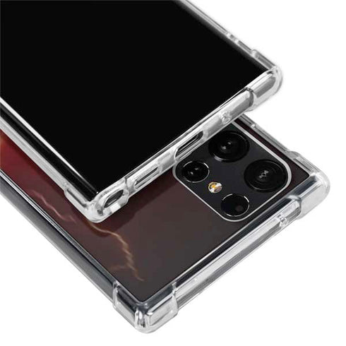 DC Comics The Flash Movie: Logo Poster Galaxy S24 Ultra Clear Case