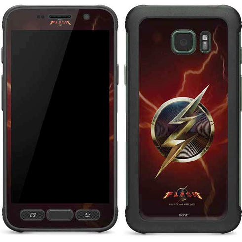 DC Comics The Flash Movie: Logo Poster Galaxy S7 Active Skin