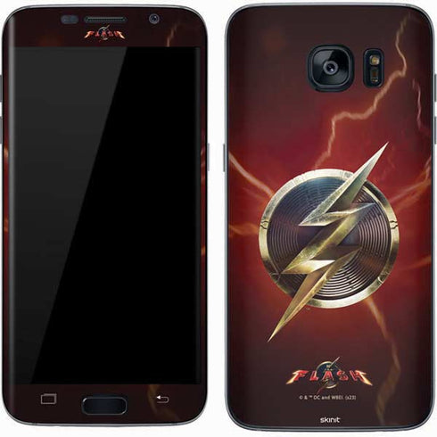DC Comics The Flash Movie: Logo Poster Galaxy S7 Skin