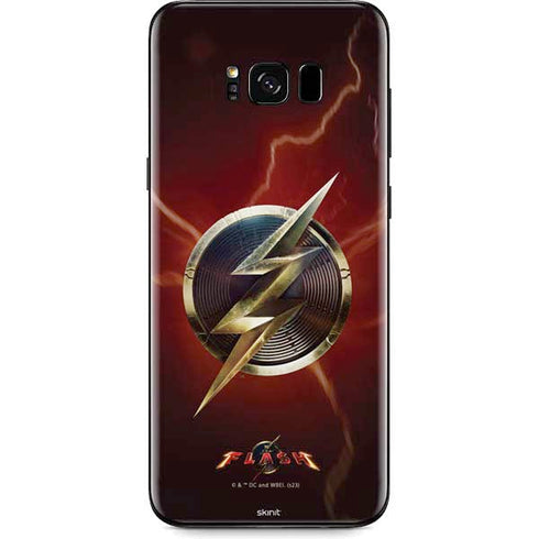 DC Comics The Flash Movie: Logo Poster Galaxy S8 Plus Skin