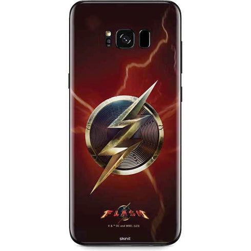 DC Comics The Flash Movie: Logo Poster Galaxy S8 Skin