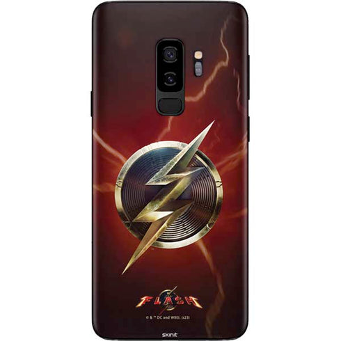 DC Comics The Flash Movie: Logo Poster Galaxy S9 Plus Skin