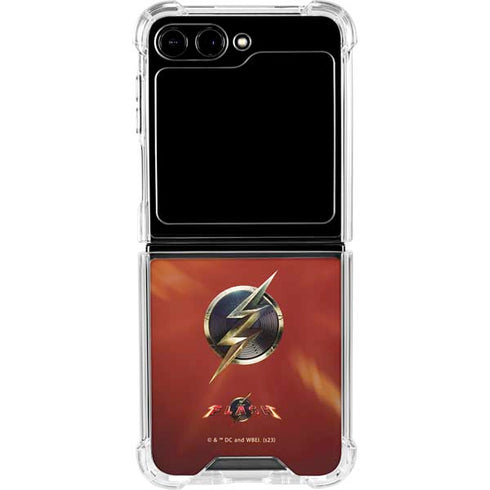DC Comics The Flash Movie: Logo Poster Galaxy Z Flip5 5G Clear Case