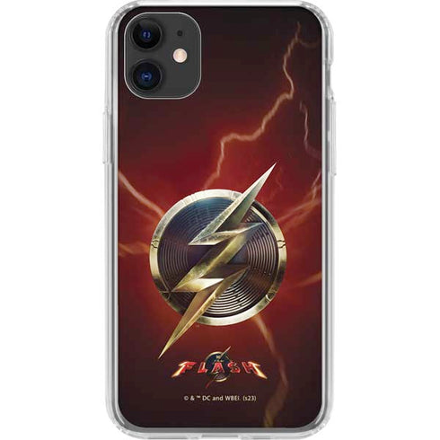 DC Comics The Flash Movie: Logo Poster iPhone 11 Clear Case