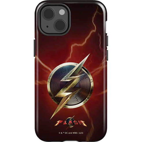 DC Comics The Flash Movie: Logo Poster iPhone 15 Impact Case