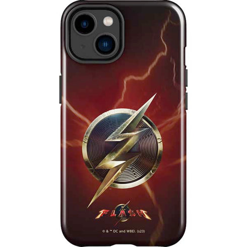 DC Comics The Flash Movie: Logo Poster iPhone 15 Plus Impact Case