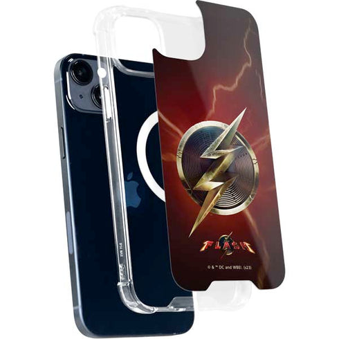 DC Comics The Flash Movie: Logo Poster iPhone 15 Plus MagSafe Case