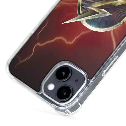 DC Comics The Flash Movie: Logo Poster iPhone 15 Plus MagSafe Case