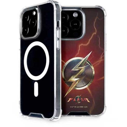 DC Comics The Flash Movie: Logo Poster iPhone 15 Pro MagSafe Case