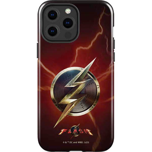 DC Comics The Flash Movie: Logo Poster iPhone 15 Pro Max Impact Case