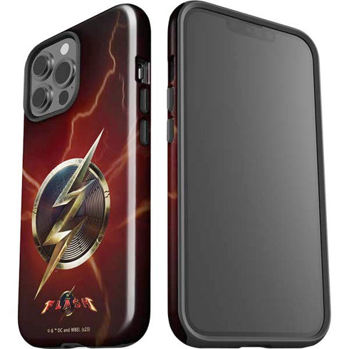 DC Comics The Flash Movie: Logo Poster iPhone 15 Pro Max Impact Case