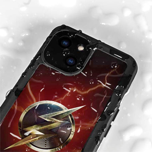 DC Comics The Flash Movie: Logo Poster iPhone 15 Plus Waterproof Case