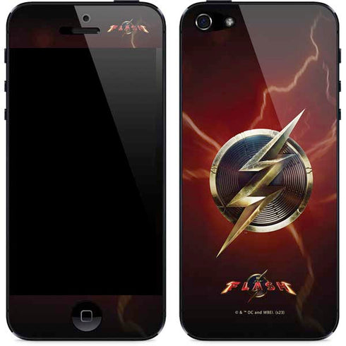 DC Comics The Flash Movie: Logo Poster iPhone 5/5s/5SE Skin