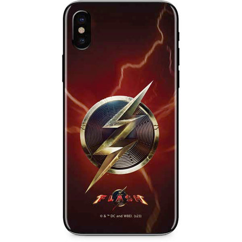 DC Comics The Flash Movie: Logo Poster iPhone XS Max Skin