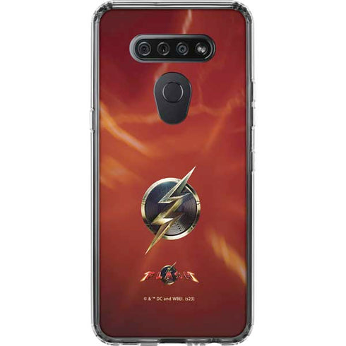 DC Comics The Flash Movie: Logo Poster LG K51/Q51 Clear Case