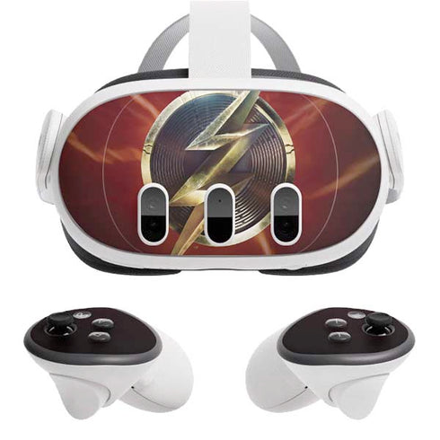 DC Comics The Flash Movie: Logo Poster Meta Quest 3 Skin