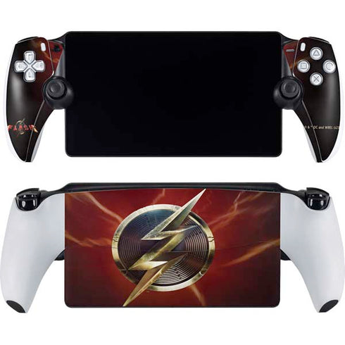 DC Comics The Flash Movie: Logo Poster PlayStation Portal Remote Player Skin